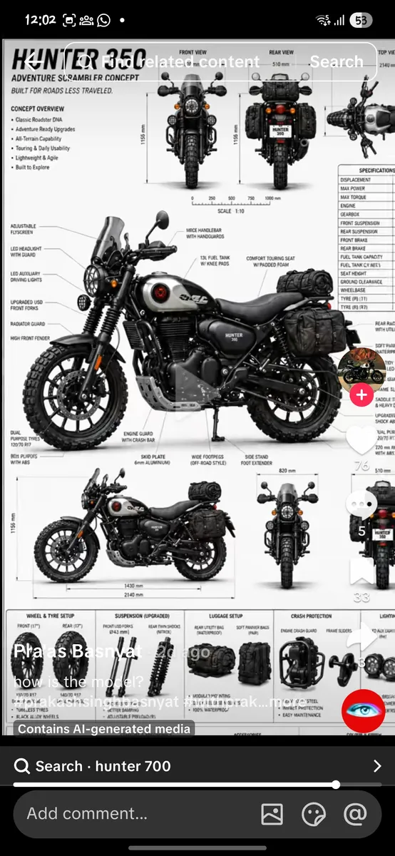 Hunter 350 poster - Image 1